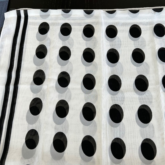Classic Poka Dot Scarf - Picture 2 of 2